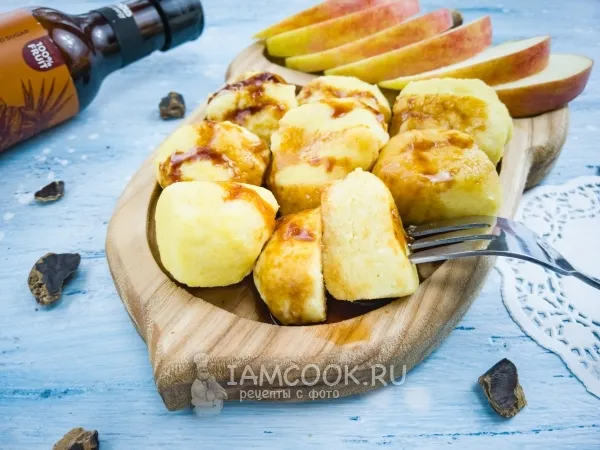 Фото блюда: Ленивые вареники с кукурузной мукой