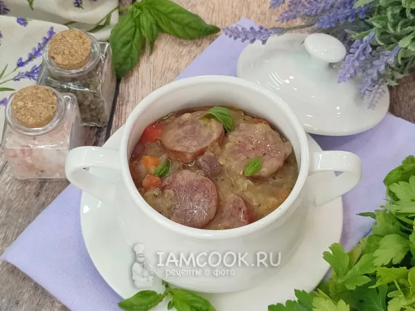 Фото блюда: Рагу с колбасками
