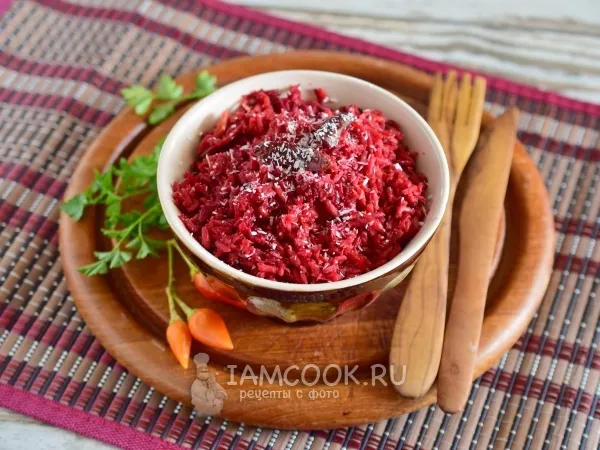 Фото блюда: Рис по-индийски (с кокосовой стружкой и свеклой)