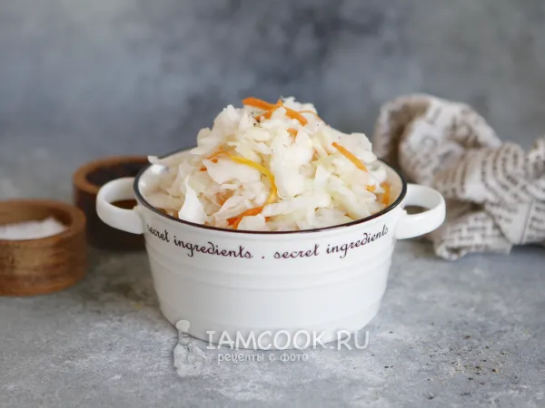 Фото блюда: Квашеная капуста с имбирем