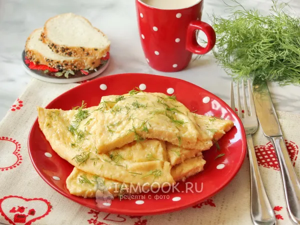 Фото блюда: Омлет с топленым молоком