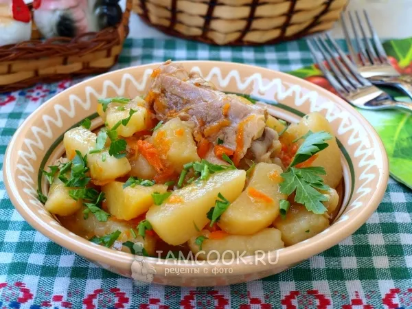 Фото блюда: Жаркое из курицы