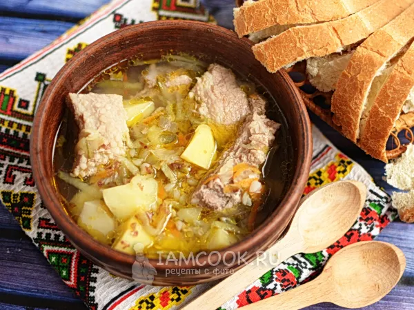 Фото готового блюда: Рассольник с гречкой