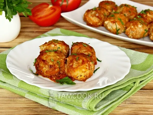 Фото готового блюда: Рыбные тефтели в мультиварке