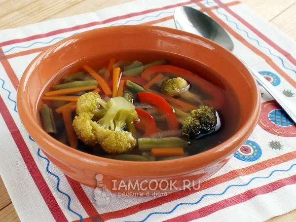 Фото блюда: Легкий овощной суп