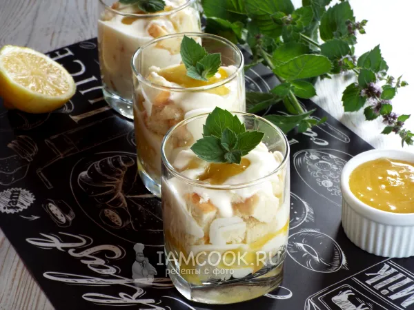 Фото блюда: Трайфл с лимонным курдом