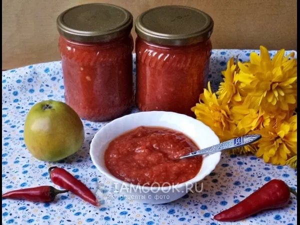 Фото блюда: Аджика с яблоками на зиму