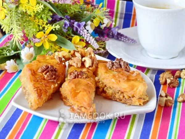Фото блюда: Пахлава из теста фило