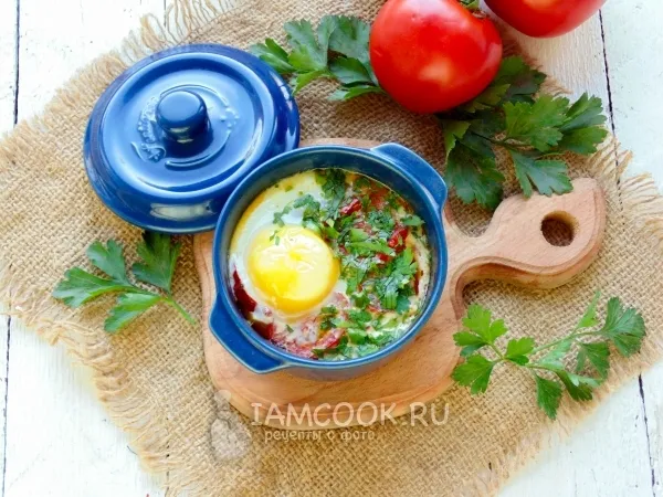 Фото готового блюда: Брынза по-шопски