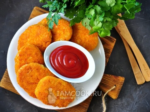 Фото блюда: Куриные котлеты в панировке