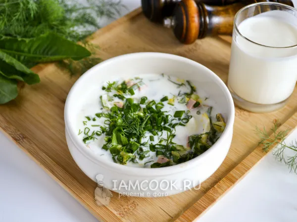 Фото блюда: Окрошка из одуванчиков