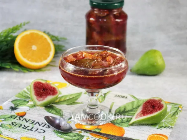 Фото блюда: Варенье из инжира с апельсином