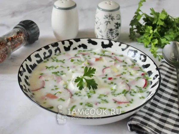 Фото блюда: Окрошка без огурцов
