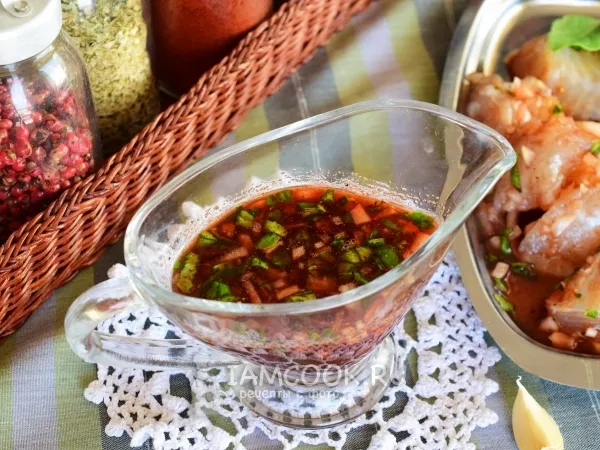 Фото блюда: Маринад для рыбы с красным вином и бальзамиком