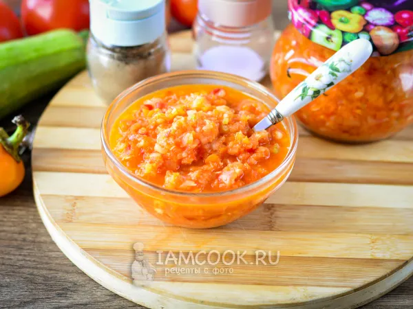 Фото блюда: Зернистая кабачковая икра на зиму