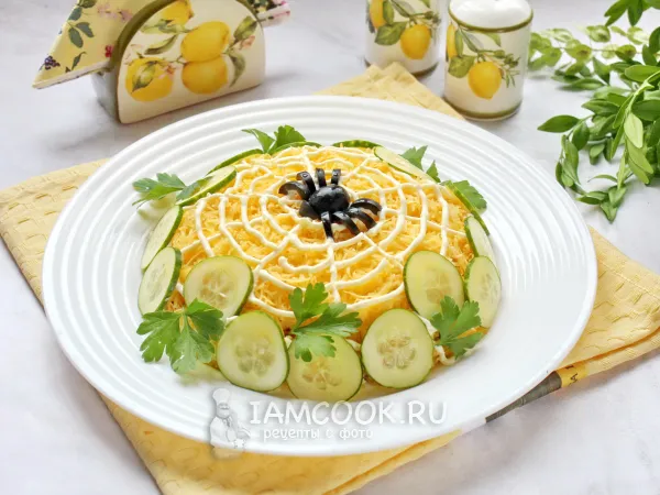 Фото блюда: Салат «Паутинка»