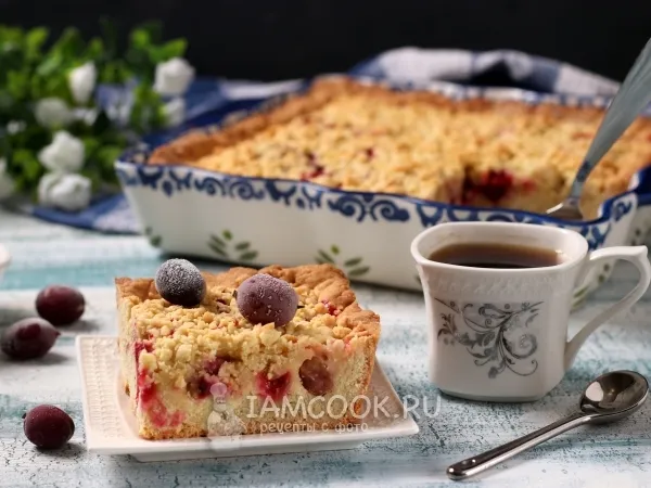 Фото готового блюда: Пирог с крыжовником