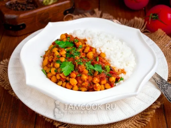 Фото готового блюда: Чана Масала