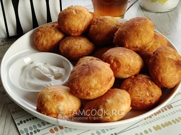 Фото готового блюда: Крабовые пончики