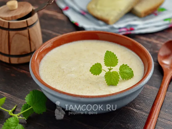 Фото блюда: Манная каша из полбы (на молоке)