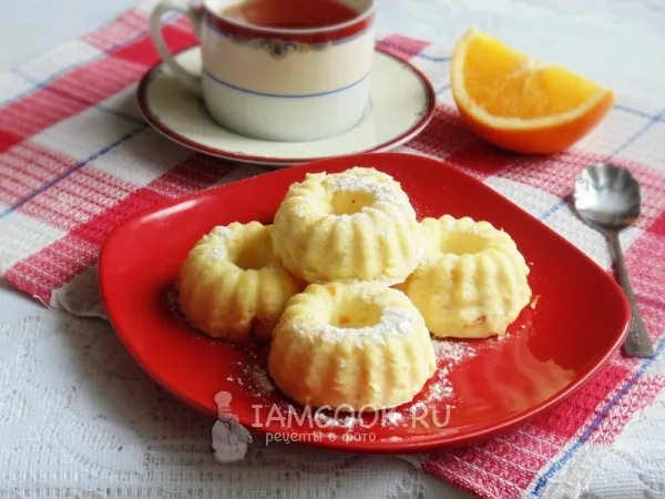 Фото блюда: Творожное суфле с апельсином в духовке