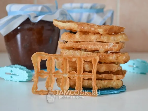 Фото готового блюда: Хворост из жидкого теста