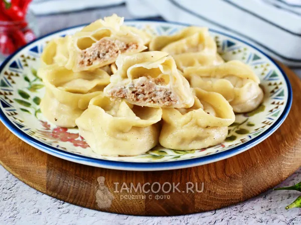 Фото блюда: Манты с красной рыбой