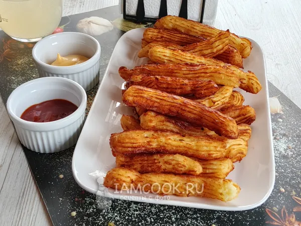 Фото готового блюда: Картофельные чуррос