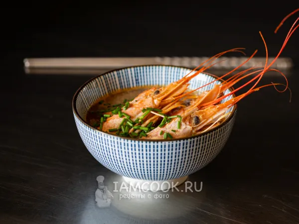 Фото блюда: Мисо суп с креветками