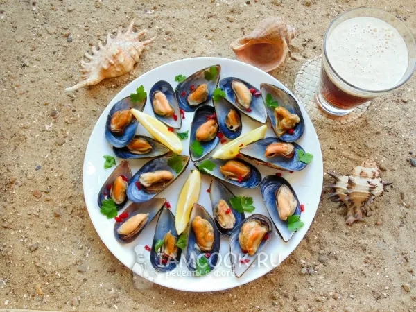 Фото готового блюда: Запечённые мидии