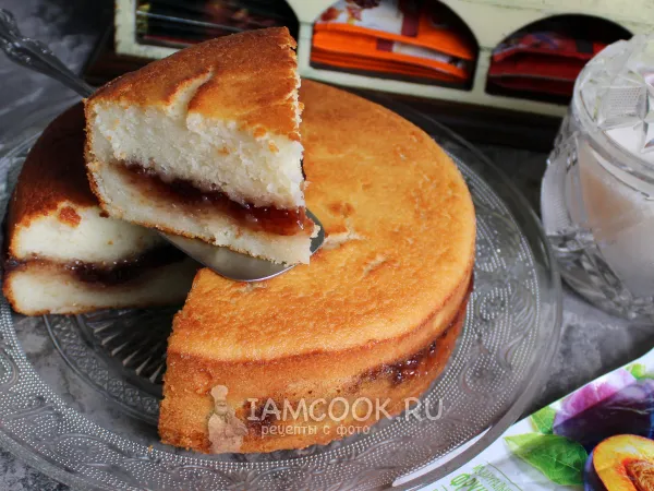 Фото блюда: Манник с начинкой (из джема)