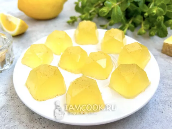 Фото блюда: ПП мармелад из желатина и сока в домашних условиях