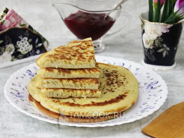 Фото блюда: Блины «Пухляки» на сыворотке