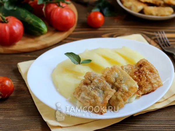 Фото блюда: Жареная навага (на сковороде)