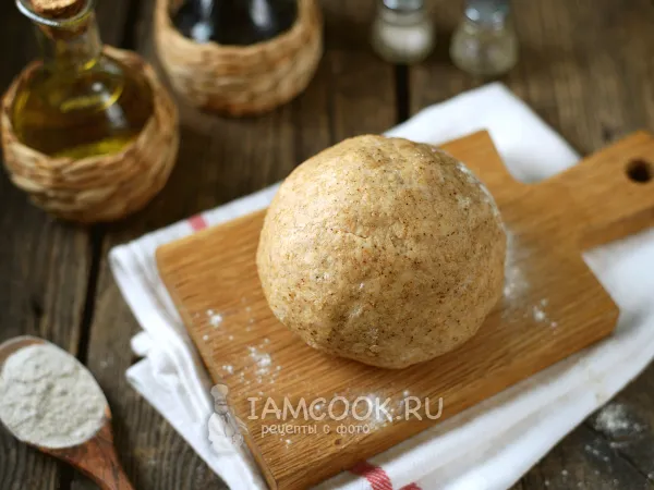 Фото готового блюда: Тесто для пиццы из овсяной муки