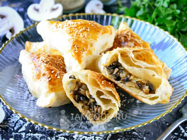 Фото готового блюда: Самса с грибами