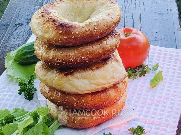 Фото блюда: Лепёшки в казане на костре