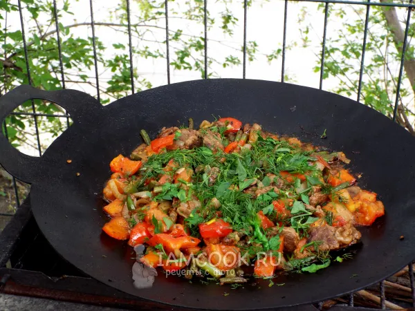 Фото блюда: Садж из говядины