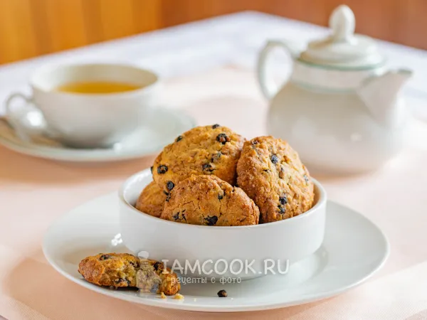 Фото готового блюда: Печенье с черникой