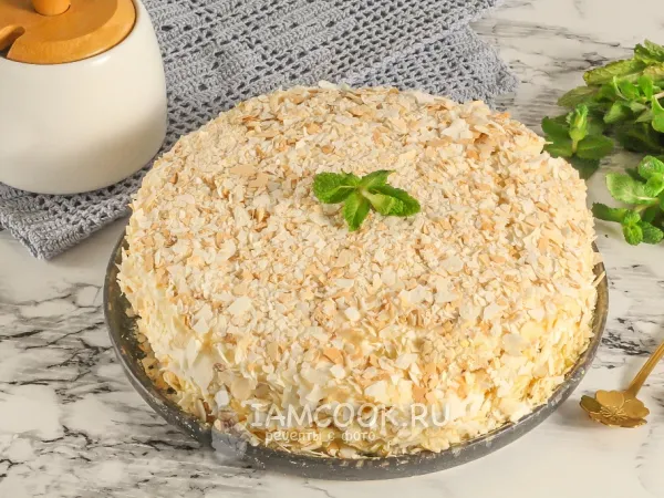 Фото блюда: Торт «Наполеон» из теста фило