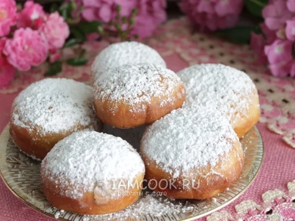 Фото готового блюда: Немецкие пончики «Берлинеры»