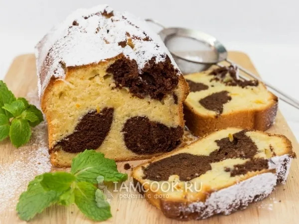 Фото готового блюда: Апельсиново-шоколадный кекс