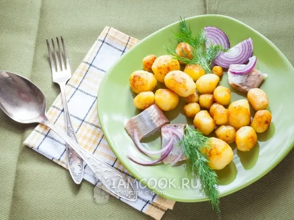 Фото готового блюда: Мелкий жареный картофель