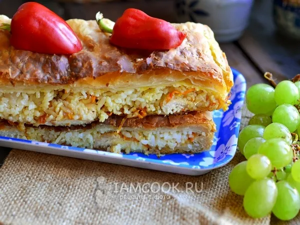 Фото блюда: Пирог с рисом