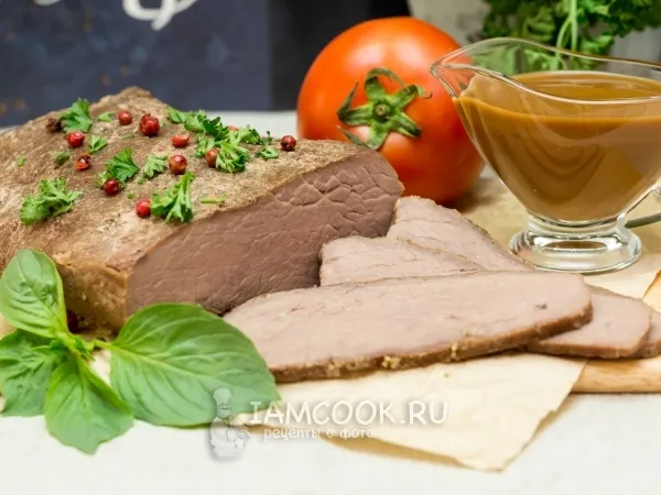 Фото готового блюда: Филе страуса, запеченное в фольге