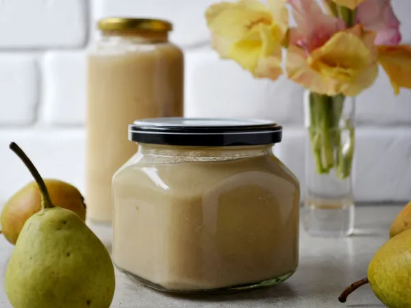 Фото блюда: Пюре из груш со сгущенкой на зиму