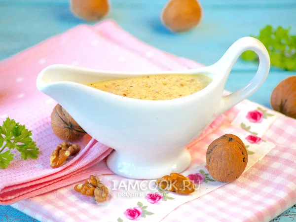 Фото блюда: Сливочно-ореховый соус