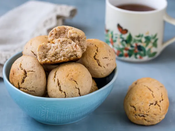 Фото готового блюда: Постное печенье с вареньем