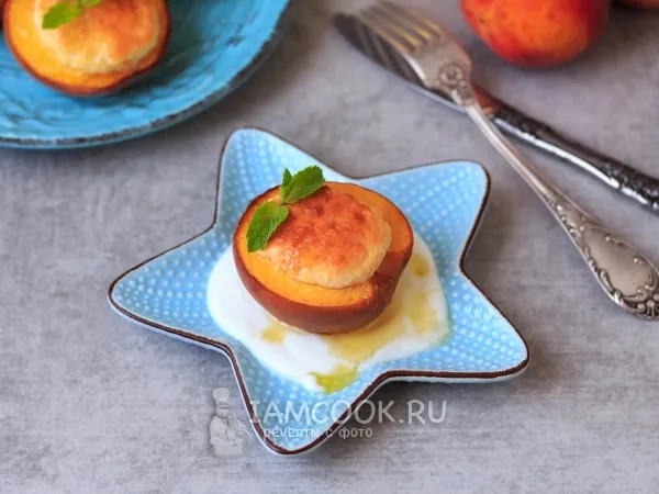 Фото готового блюда: Запеченные персики