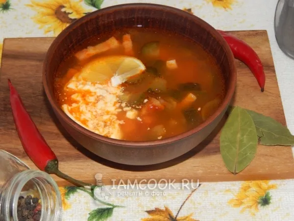 Фото блюда: Солянка сборная мясная классическая